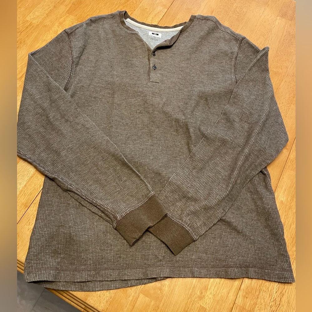NWOT Joseph Abboud Ribbed Long Sleeve Shirt - Men’s size XL